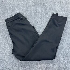 Nebraska Cornhuskers Adidas Climawarm Athletic Joggers Men's L Black Ankle Zip